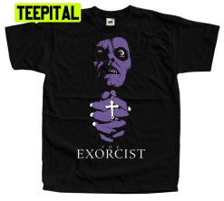 The Exorcist Horror Purple Art Trending Unisex T-Shirt