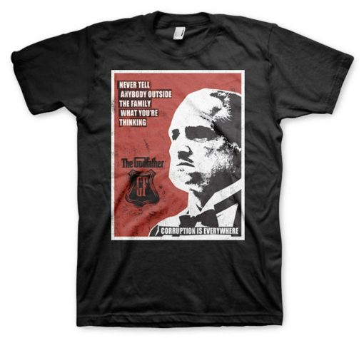 The Godfather Don Vito Corleone Corruption Official Tee T-Shirt