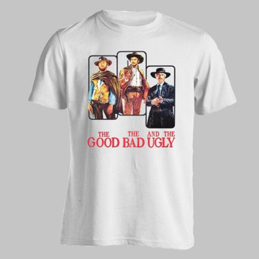 The Good The Bad and The Ugly Mens White T-Shirt