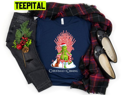 The Grinch Christmas Is Coming Trending Unisex Shirt