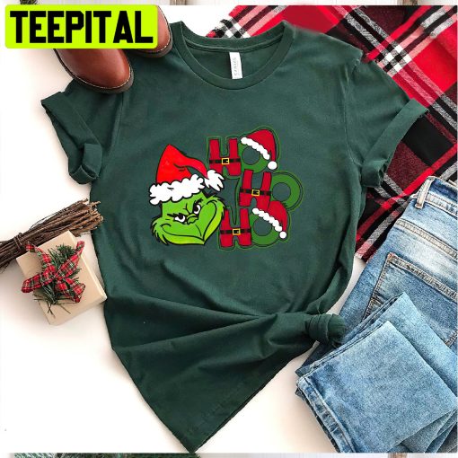 The Grinch Ho Ho Ho Christmas Trending Unisex Shirt