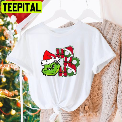 The Grinch Ho Ho Ho Christmas Trending Unisex Shirt