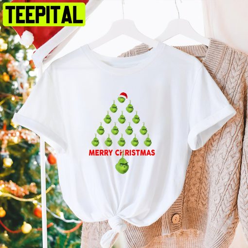 The Grinch Xmas Tree Grinch Christmas Trending Unisex Shirt