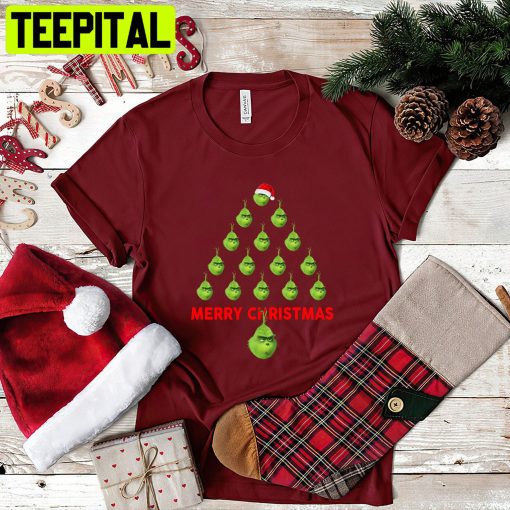 The Grinch Xmas Tree Grinch Christmas Trending Unisex Shirt