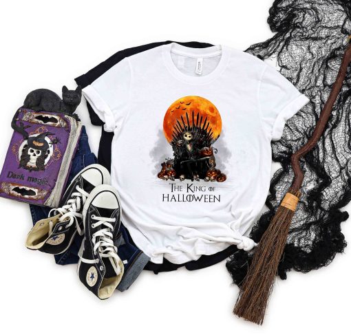 The King Of The King Of Happy Trick Or Treat Halloween T-Shirt