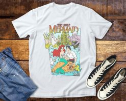 The Little Mermaid Vintage Cover Graphic Disney T- Shirt