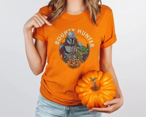 The Mandalorian Halloween Candy Bounty Hunter Disney And Pixar Star Wars Unisex T-Shirt