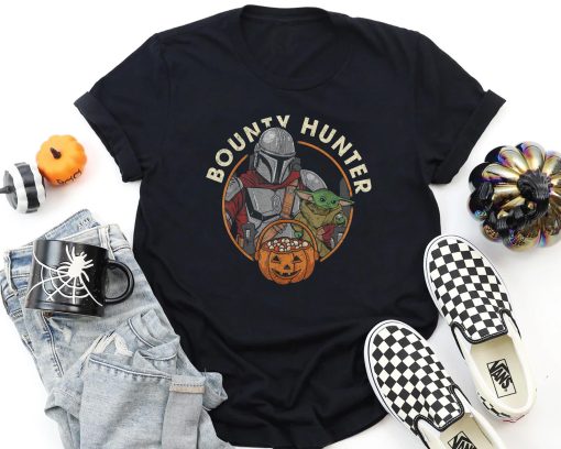 The Mandalorian Halloween Candy Bounty Hunter Disney And Pixar Star Wars Unisex T-Shirt