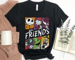 The Nightmare Before Christmas Characters Jack Skellington Sally Oogie Boogie Party Disney Halloween Unisex T-Shirt