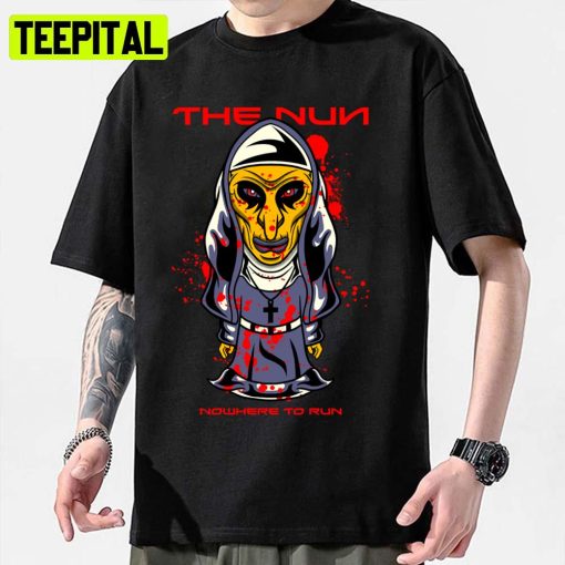 The Nun Nowhere To Run Halloween Spooky Night Unisex Sweatshirt