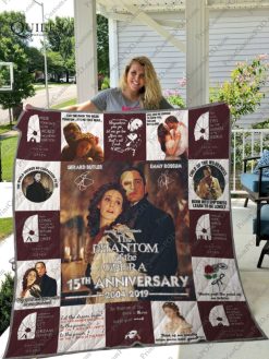 The Phantom Of The Opera Musical Collected-5 Quilt Blanket