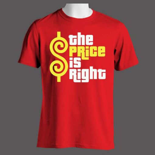 The Price is Right Logo TV Show Mens Black Red Black Gray Navy T-Shirt