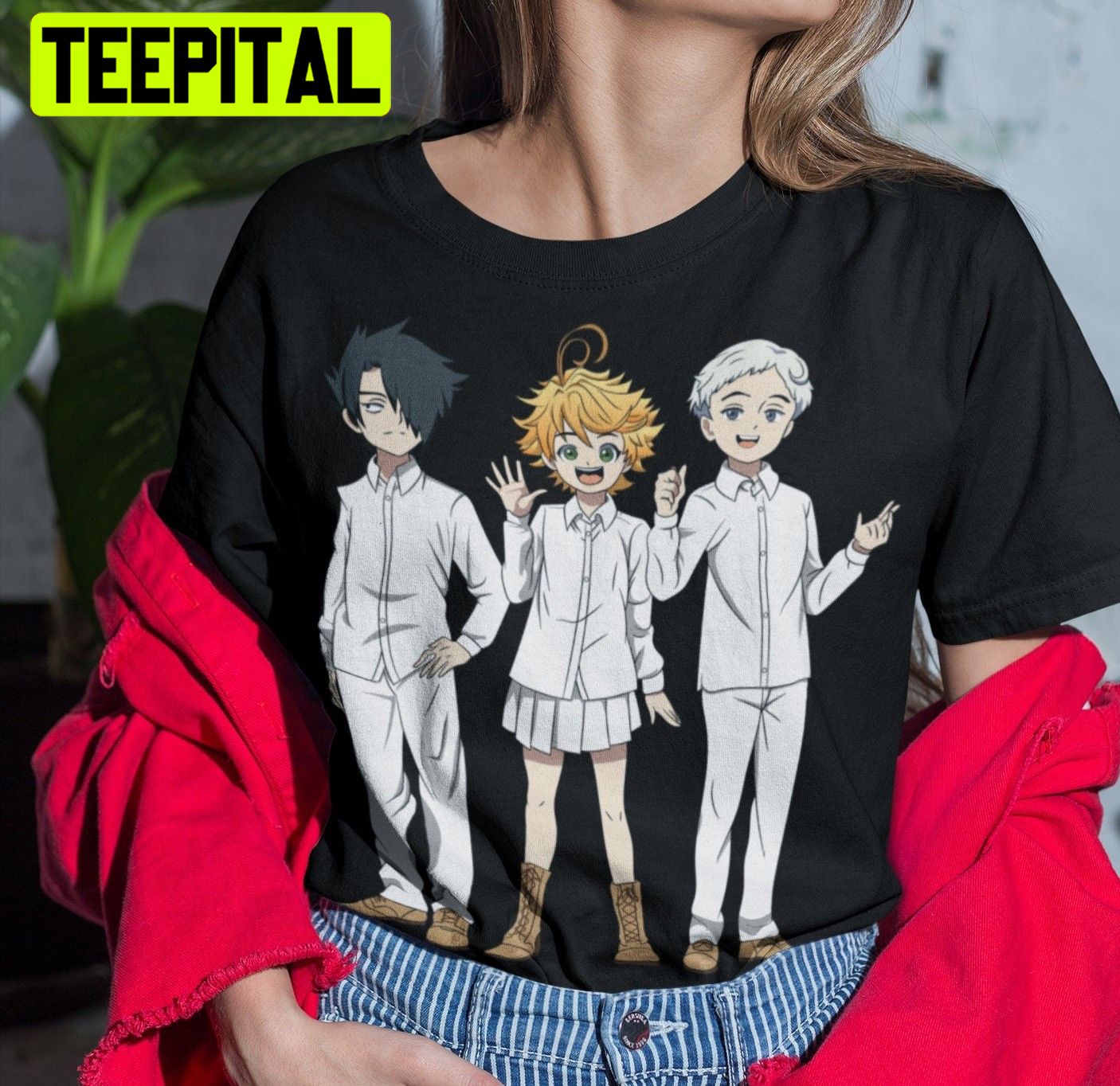 Norman The Promised Neverland Throw Blanket