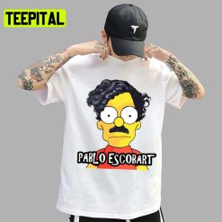 The Simpsons Funny Face Pablo Escobar Narcos Unisex T-Shirt