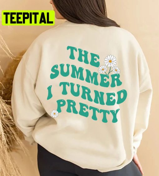 The Summer I Turned Pretty Daisy Green Text Unisex Shirt