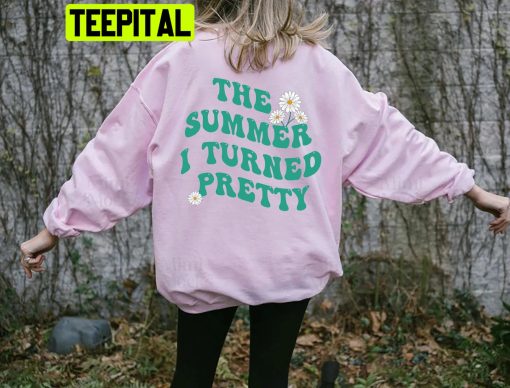 The Summer I Turned Pretty Daisy Green Text Unisex Shirt