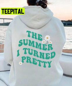 The Summer I Turned Pretty Daisy Green Text Unisex Shirt