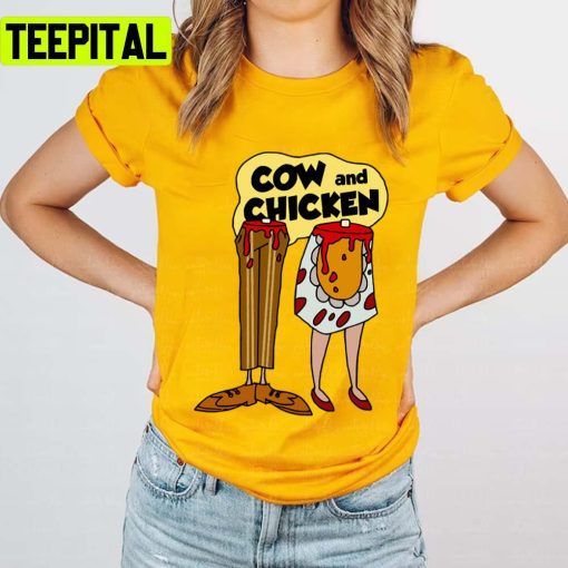 They Aint Food Cow And Chicken Cartoon Unisex T-Shirt