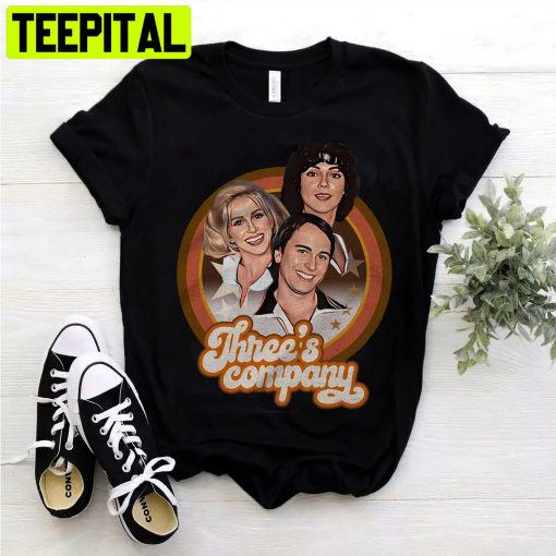 Three’s Company 70s Sitcom Vintage Unisex Shirt