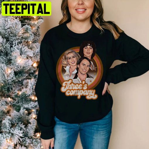 Three’s Company 70s Sitcom Vintage Unisex Shirt