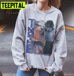 Timothée Chalamet 90s Vintage Fanart Trending Unisex Sweatshirt