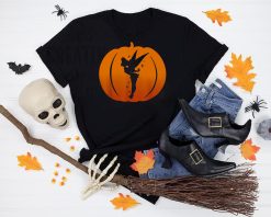 Tinker Bell Silhouette Halloween Pumpkin Disney And Pixar’s Holiday Unisex T-Shirt