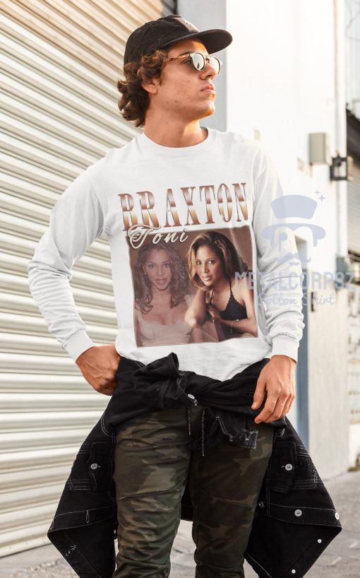 Toni Braxton Inspired 90 Rnb Retro Portrait Art Unisex T-Shirt