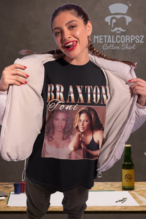 Toni Braxton Inspired 90 Rnb Retro Portrait Art Unisex T-Shirt