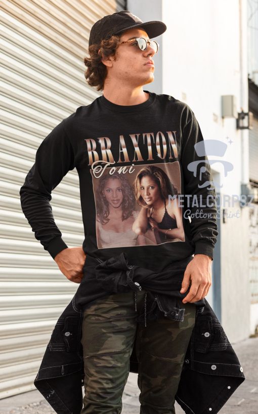 Toni Braxton Inspired 90 Rnb Retro Portrait Art Unisex T-Shirt