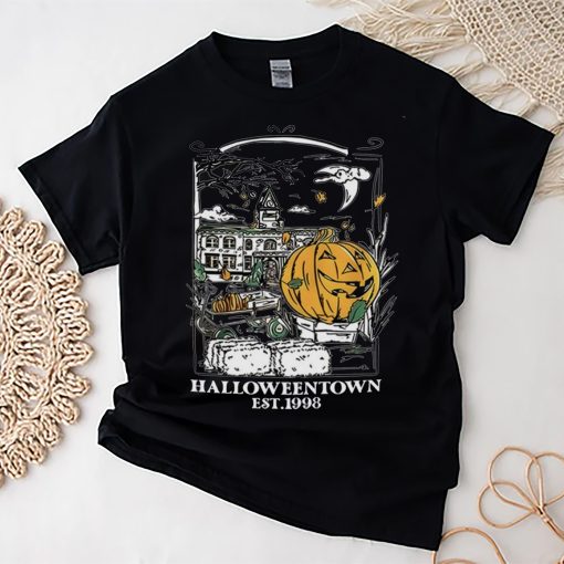 Town Est 1998 Town University Pumpkin Town Fall Town Halloween Unisex T-Shirt