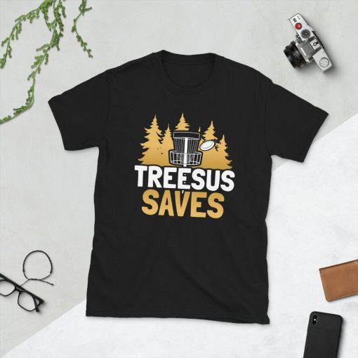 Treesus Saves Disc Golf Shirt