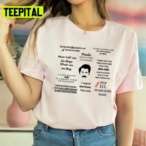 Trending Quotes Of Ron Swanson Unisex T-Shirt