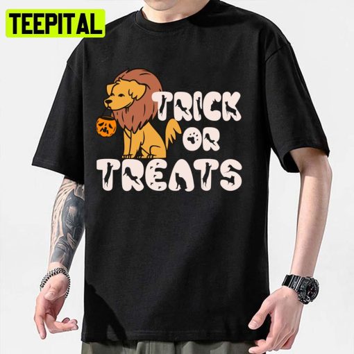 Trick Or Treats Funny Dog Meme Halloween Spooky Night Unisex Sweatshirt