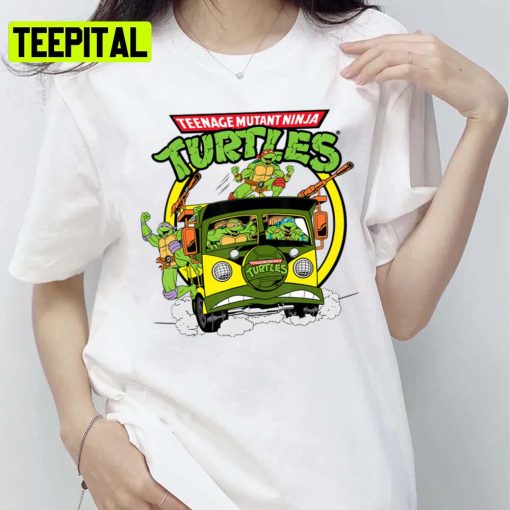 Truck Speeding Teenage Mutant Ninja Turtles Unisex T-Shirt