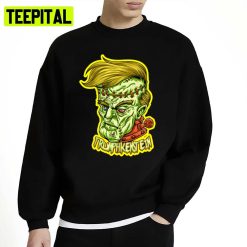 Trumpkenstein Funny President Trump Frankenstein Parody Halloween Spooky Night Unisex Sweatshirt