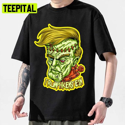 Trumpkenstein Funny President Trump Frankenstein Parody Halloween Spooky Night Unisex Sweatshirt