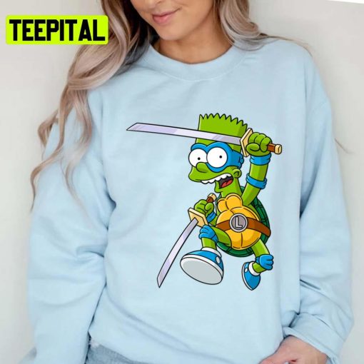 Turtle Bart Simpsons Teenage Mutant Ninja Turtles Unisex T-Shirt