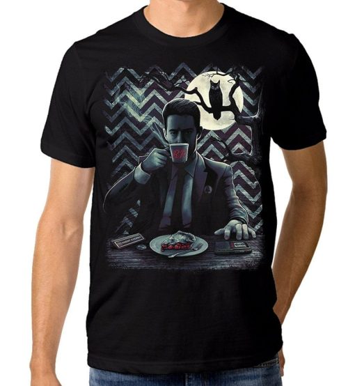 Twin Peaks Agent Cooper Full Moon T-Shirt