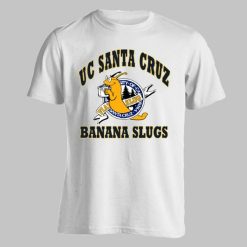 UC Santa Cruz Banana Slugs Pulp Fiction Mens White T-Shirt