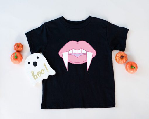 Vampire Lips Witch Spooky Vampire Happy Horror Disney Halloween Unisex T-Shirt