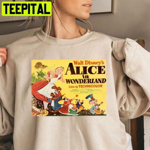 Vintage Alice And Wonderland Disney Unisex Shirt