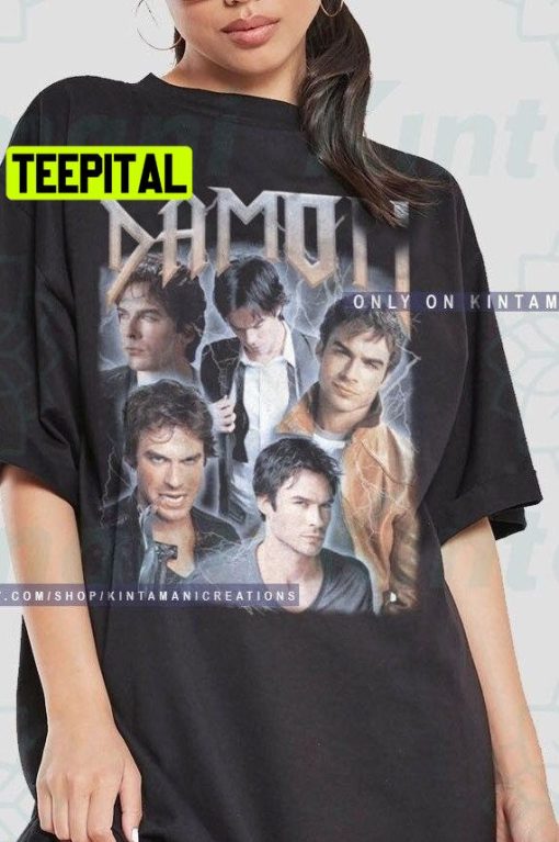 Vintage Art Damon Salvatore Unisex T-Shirt