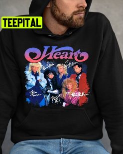 Vintage Art Heart Pop Rock Band Trending Unisex T-Shirt