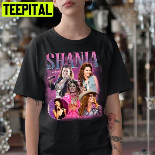 Vintage Art Shania Twain Trending Unisex Shirt