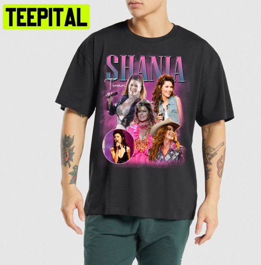 Vintage Art Shania Twain Trending Unisex Shirt