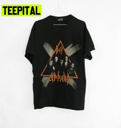 Vintage Def Leppard Tour Rare Glam Heavy Metal Retro Hard Pop Rock Promo Album Concert Tour Trending Unisex T-Shirt