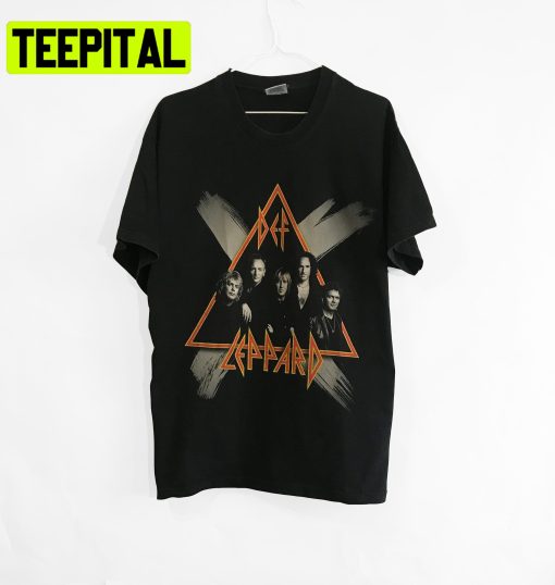 Vintage Def Leppard Tour Rare Glam Heavy Metal Retro Hard Pop Rock Promo Album Concert Tour Trending Unisex T-Shirt