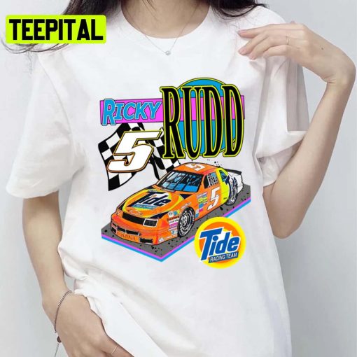 Vintage Design Nascar Car Racing Ricky Rudd Unisex T-Shirt