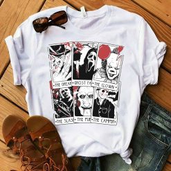 Vintage Horror Tarot Cards Halloween Nights Fall Unisex T-Shirt