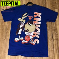 Vintage Looney Tunes New York Knicks Nba Basketball Trending Unisex T-Shirt